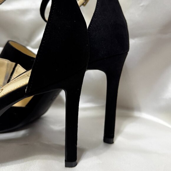 Jessica Simpson Black Suede Pointy Toe Shoes 9.5 - Picture 4 of 7